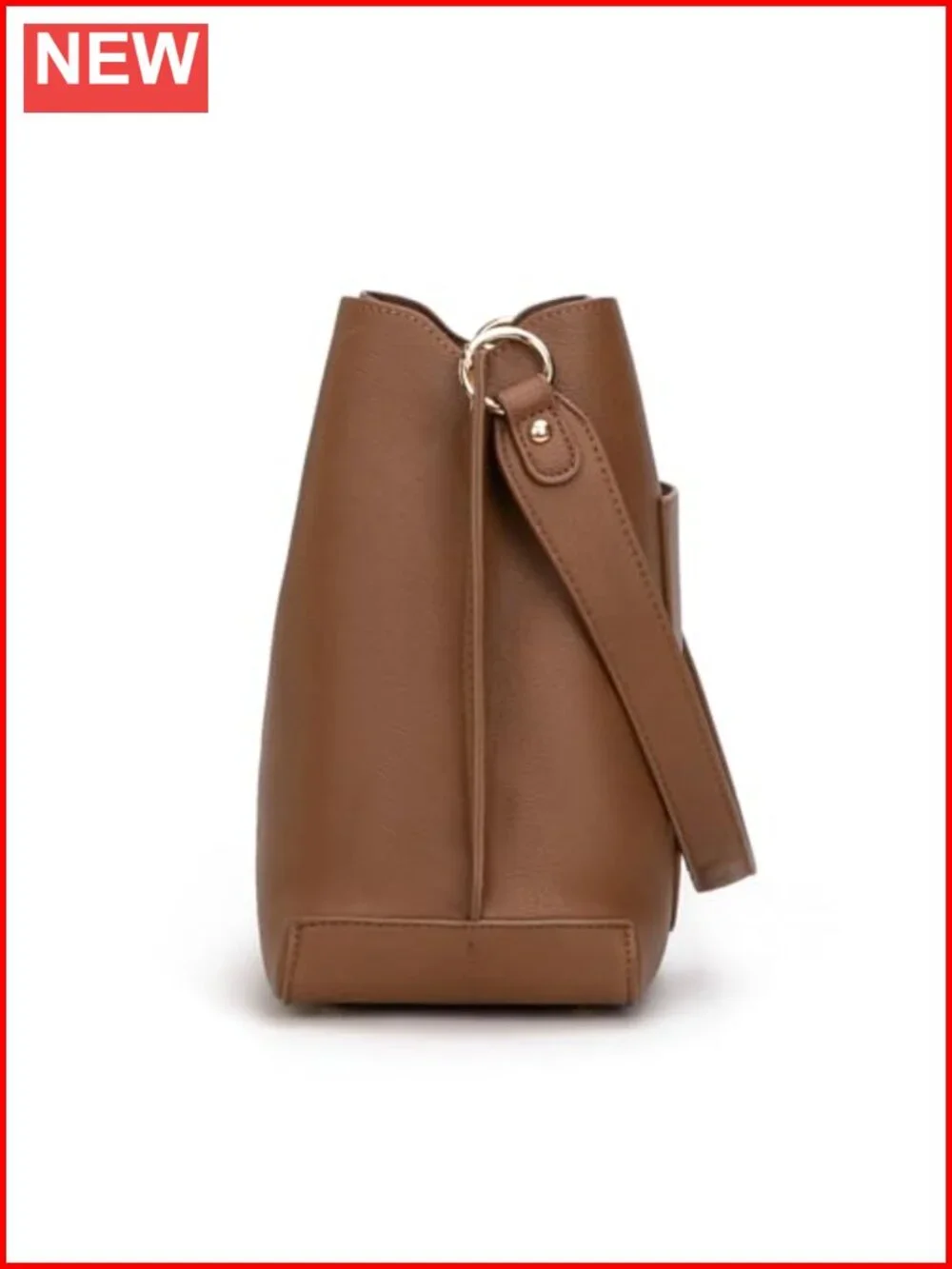 Medium Hobo Bag for Women, Faux Leather Shoulder Purse 3 Compartments,